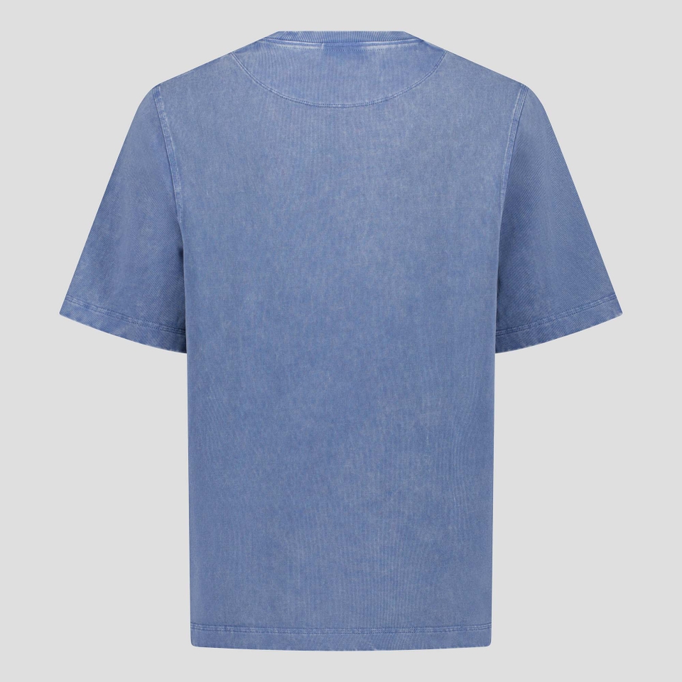 MENS CCC SCRIPT WASHED T-SHIRT BLUE