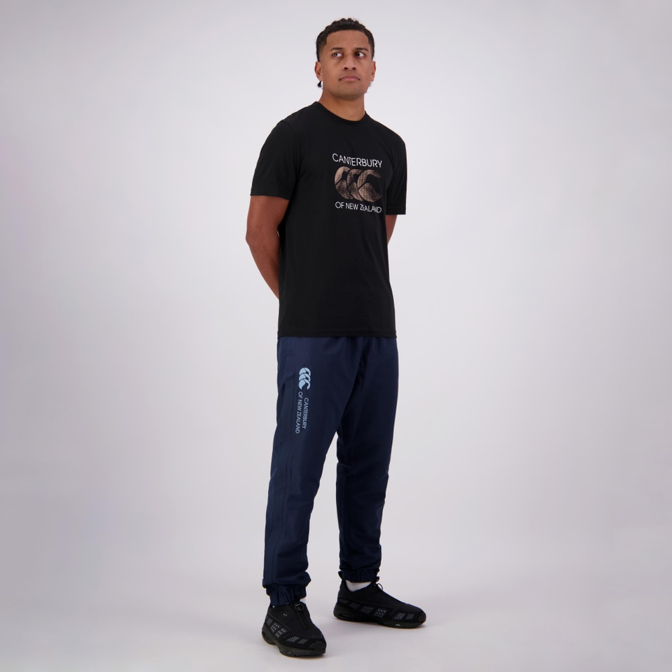 MENS CUFFED STADIUM PANT BLUE