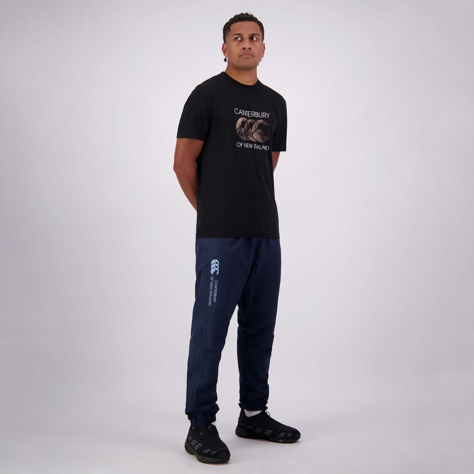 MENS CUFFED STADIUM PANT BLUE