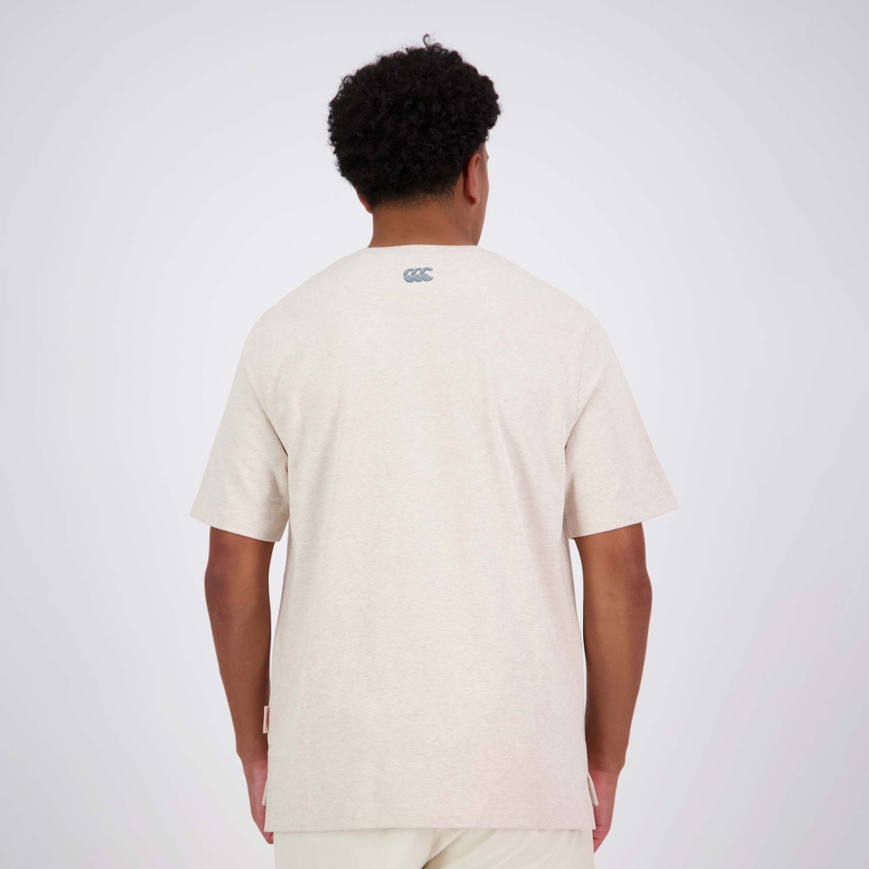 MENS HERITAGE SCRIPT T-SHIRT BIRCH