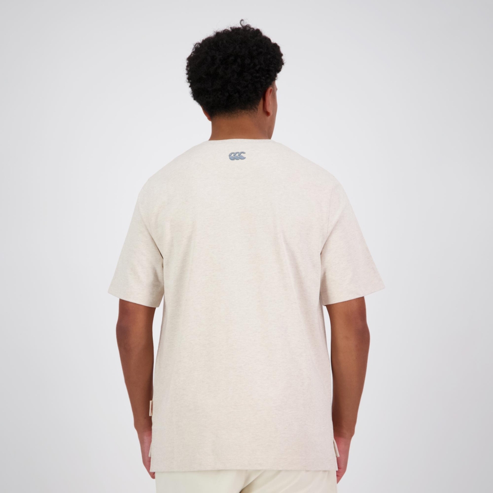 MENS HERITAGE SCRIPT T-SHIRT BIRCH