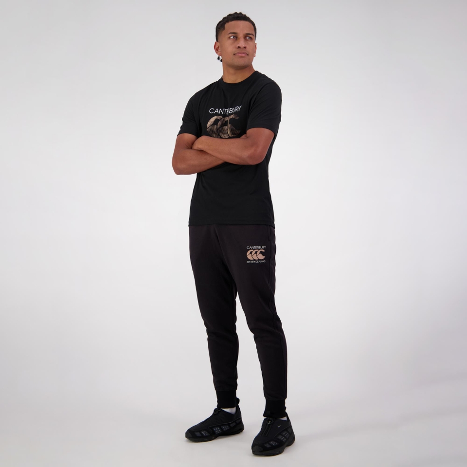 MENS RAKAIA FLEECE PANT BLACK