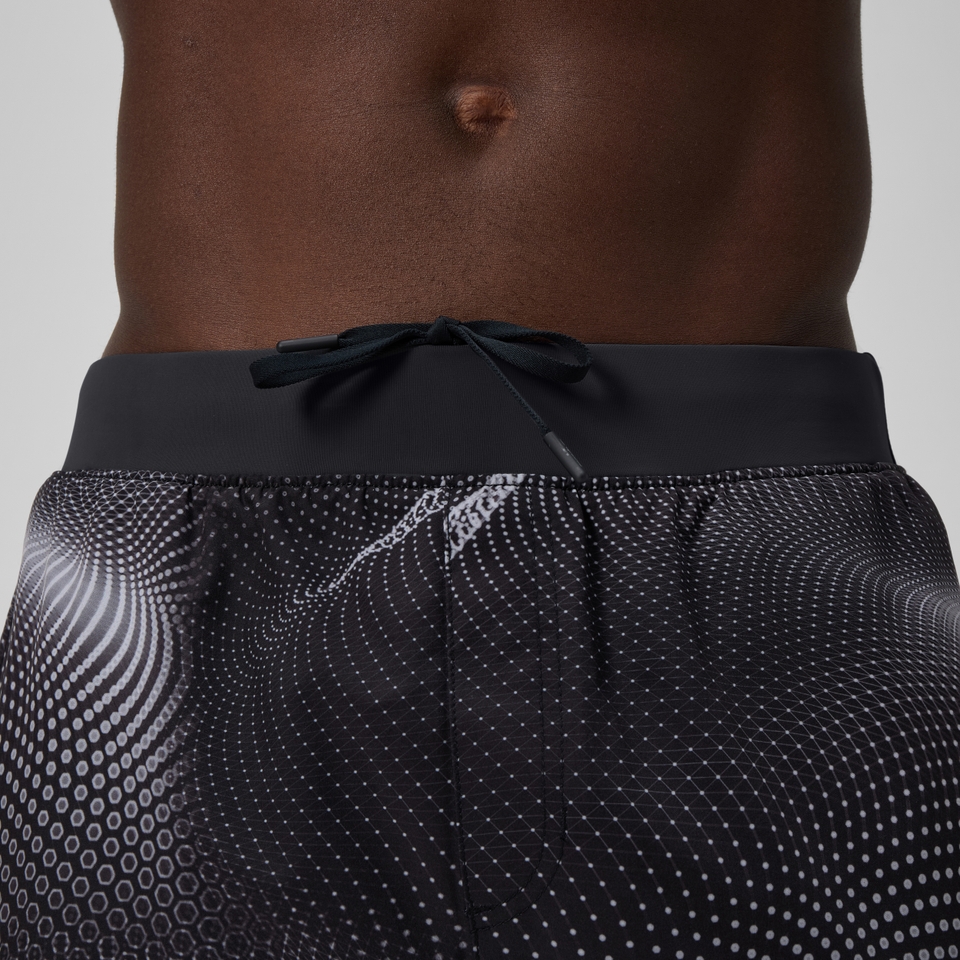 Herren Lookout Badeshorts 40 cm mit Print Grau