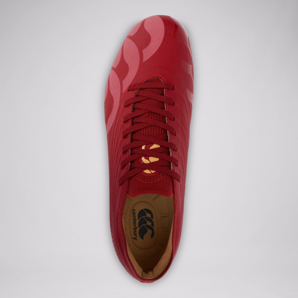ADULT UNISEX STAMPED GROUND BREAK ELITE SOFT GROUND BOOTS RED