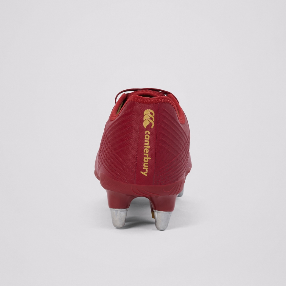 ADULT UNISEX STAMPEDE GROUND BREAK PRO SOFT GROUND BOOTS RED