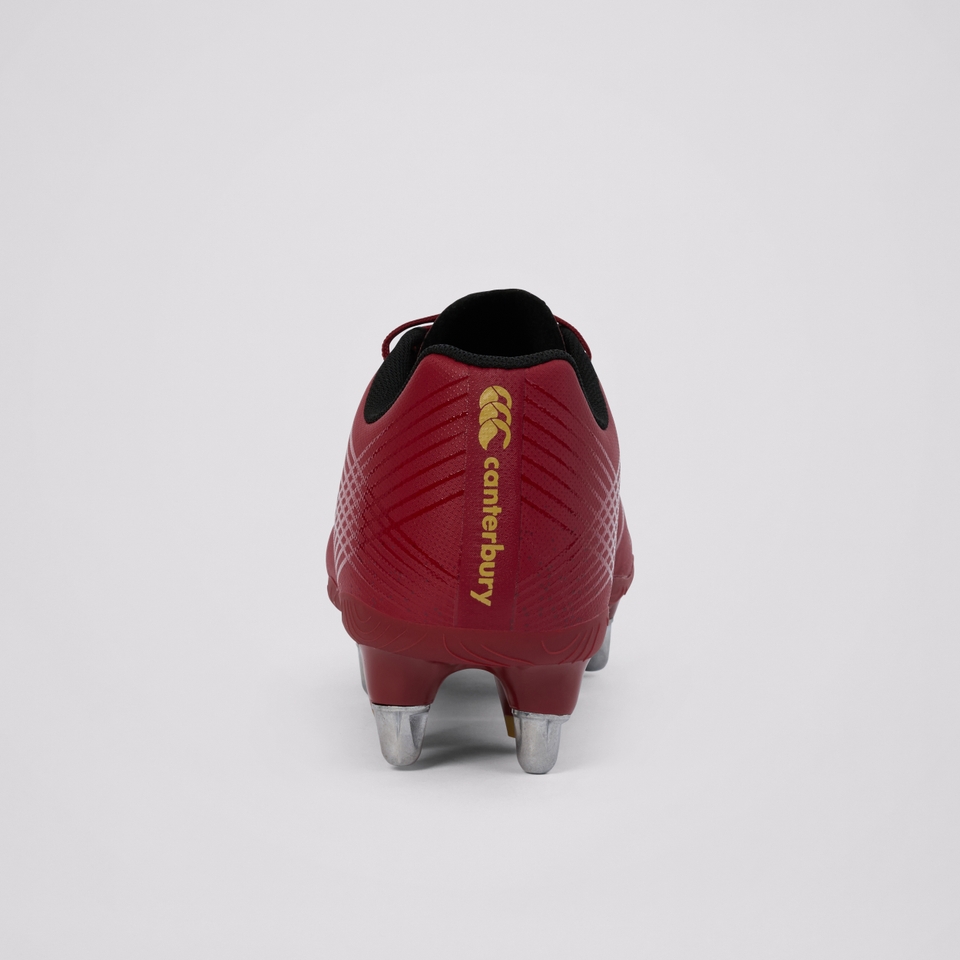 ADULT UNISEX STAMPEDE GROUND BREAK TEAM SOFT GROUND BOOTS RED