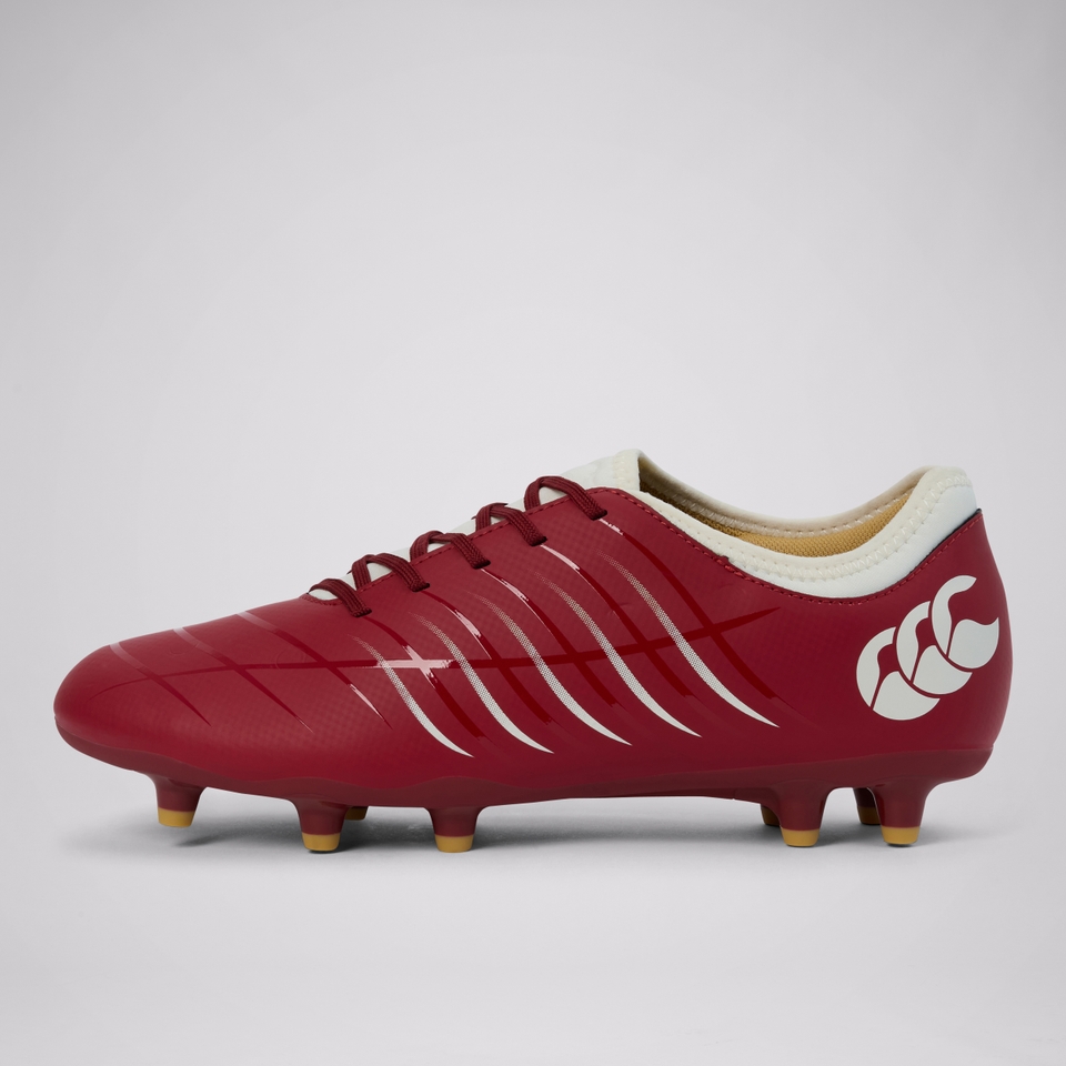 ADULT UNISEX PHOENIX 2.0 TEAM FIRM GROUND BOOTS RED