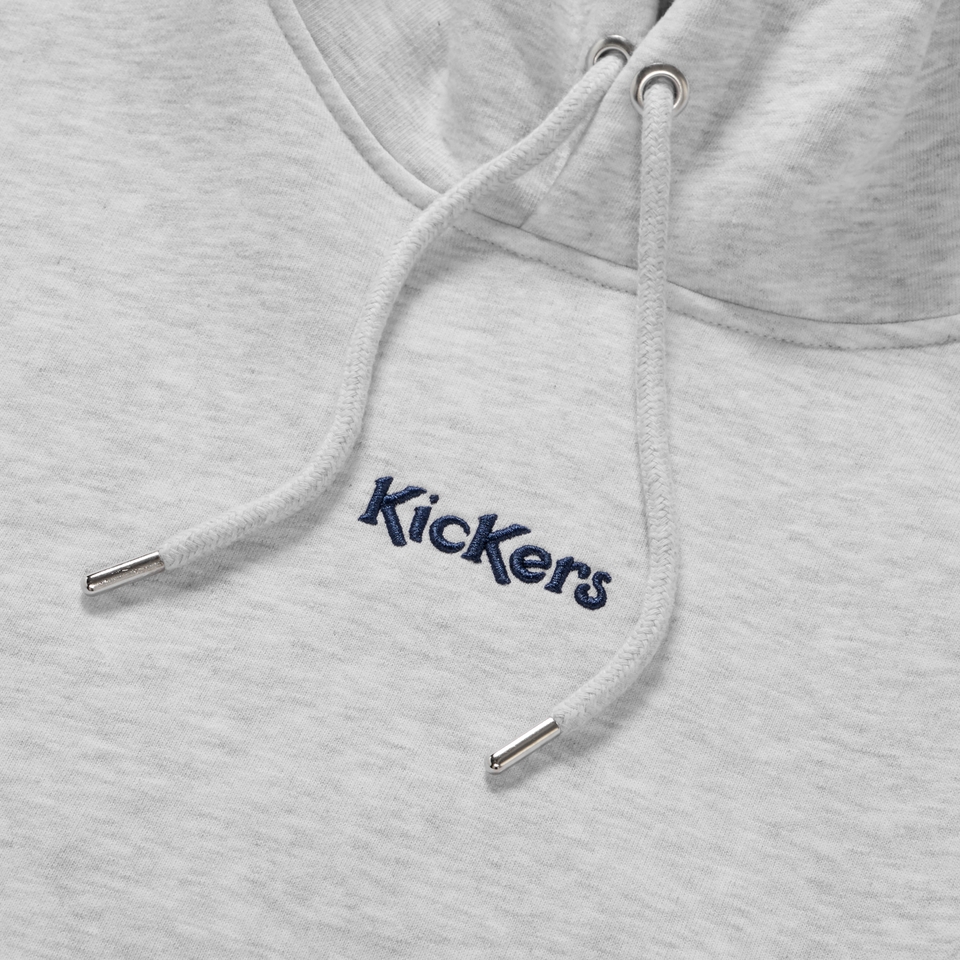 Adult Mens Kickers Classic Hoody Grey