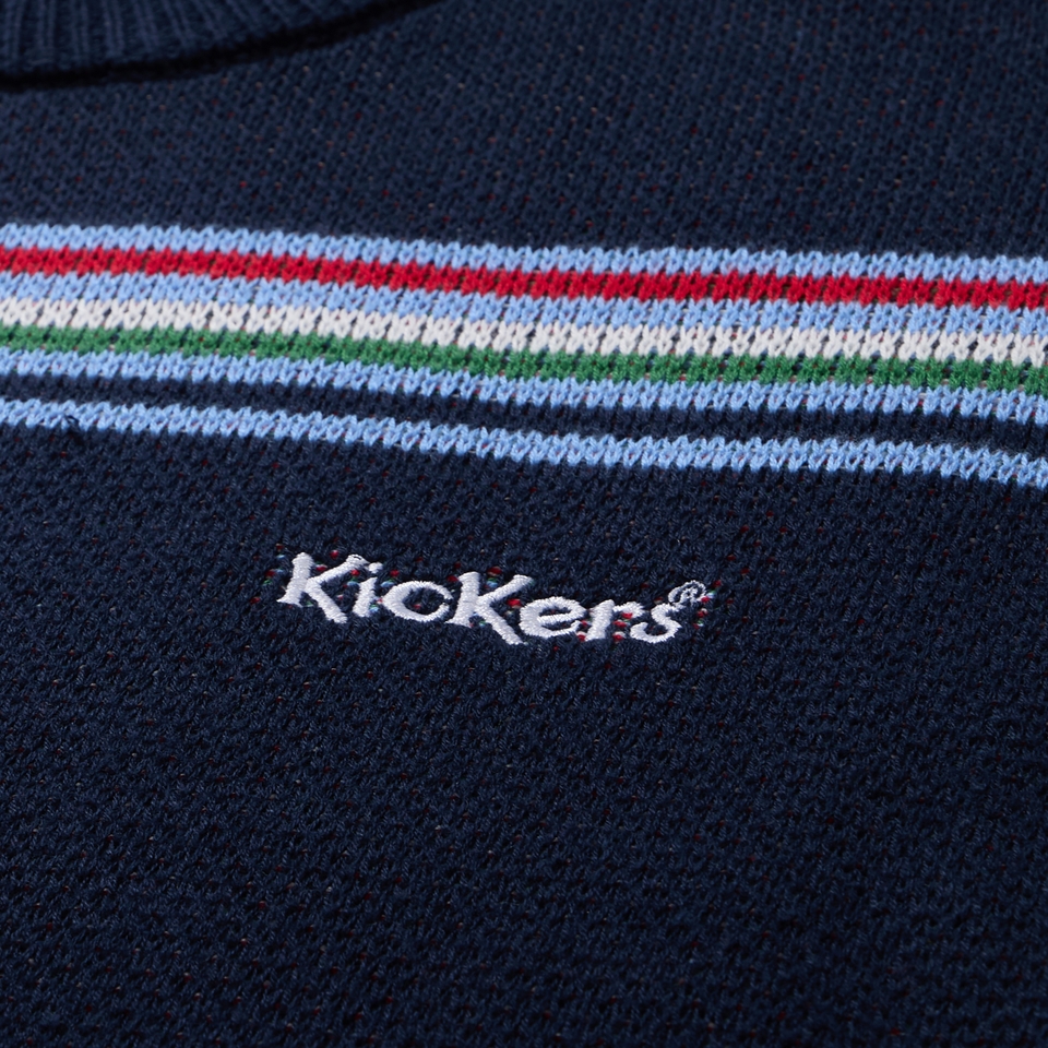 Adult Mens Kickers Crew Knit Navy