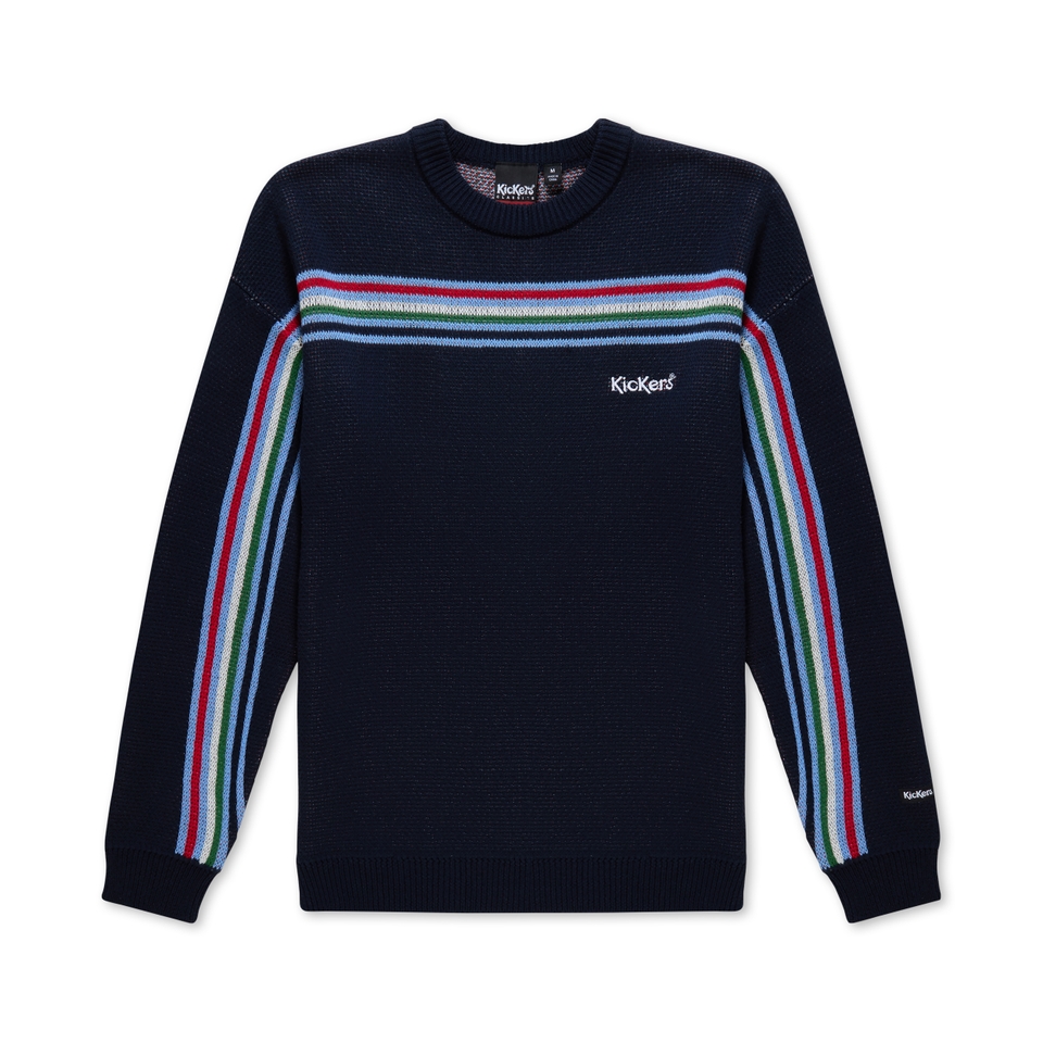 Adult Mens Kickers Crew Knit Navy