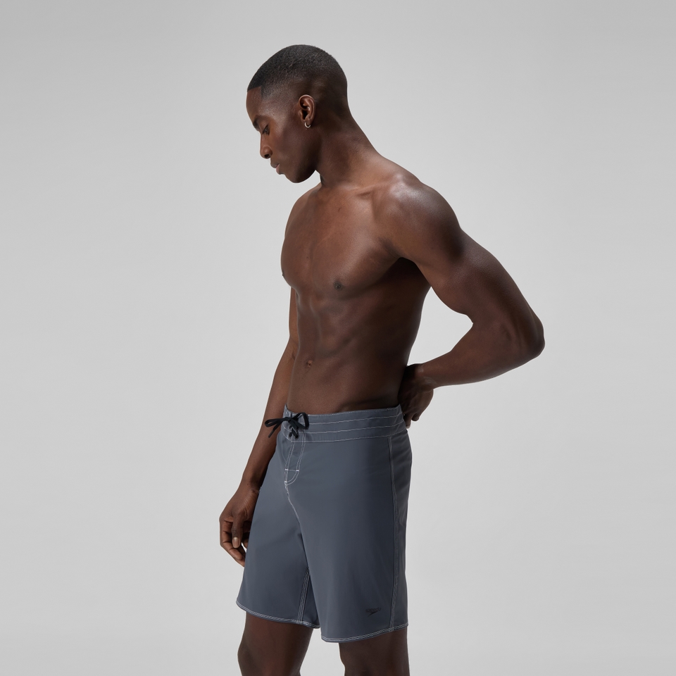 Herren Lookout Solid Boardshorts 45 cm Grau