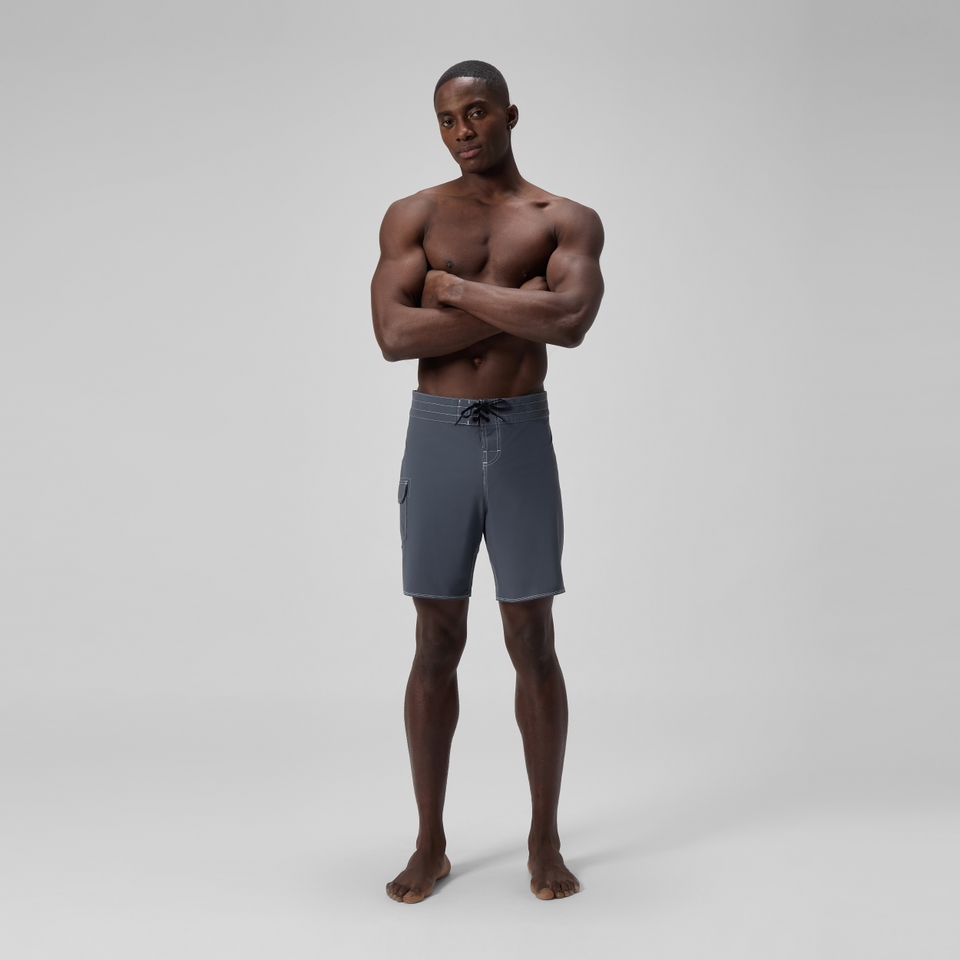 Herren Lookout Solid Boardshorts 45 cm Grau