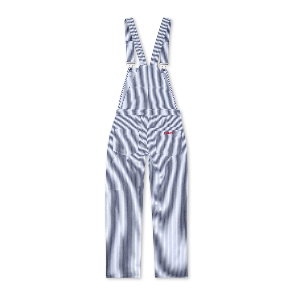 Adult Womens Kickers Classic Dungaree Blue/White