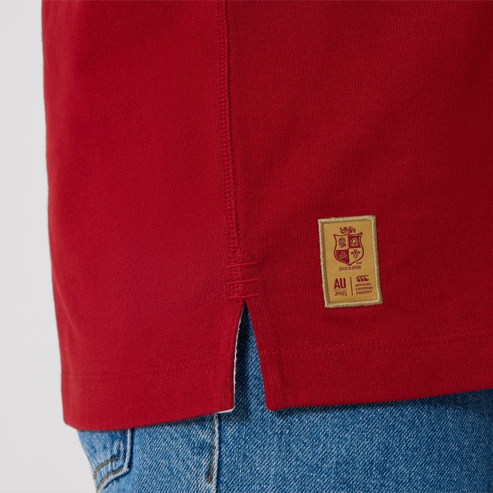 ADULT UNISEX BRITISH & IRISH LIONS THE CLASSICS LONG SLEEVE JERSEY RED