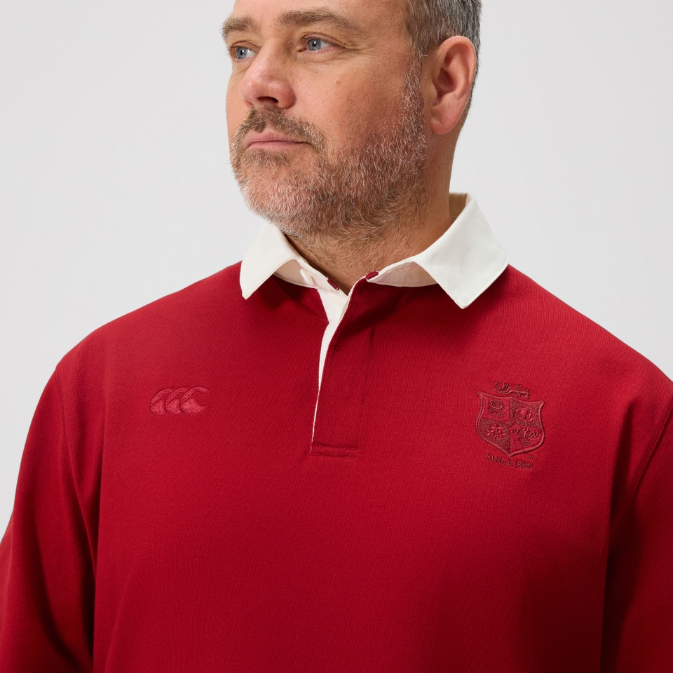 ADULT UNISEX BRITISH & IRISH LIONS THE CLASSICS LONG SLEEVE JERSEY RED
