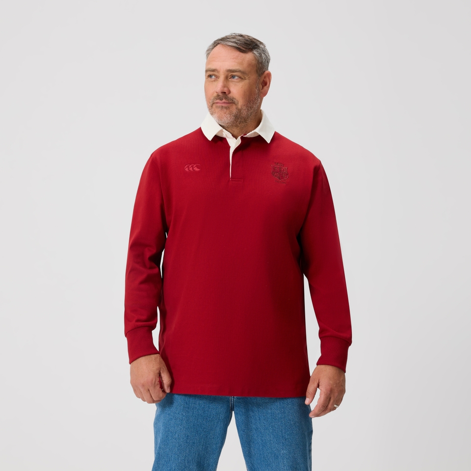 ADULT UNISEX BRITISH & IRISH LIONS THE CLASSICS LONG SLEEVE JERSEY RED