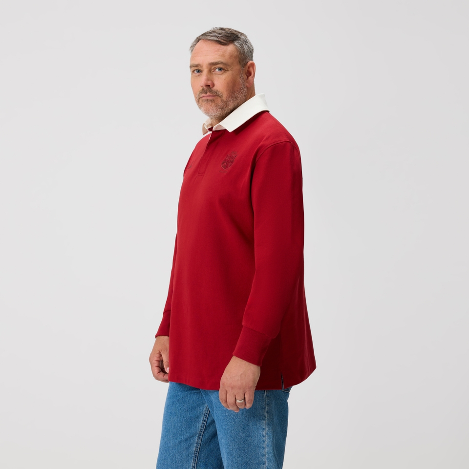 ADULT UNISEX BRITISH & IRISH LIONS THE CLASSICS LONG SLEEVE JERSEY RED