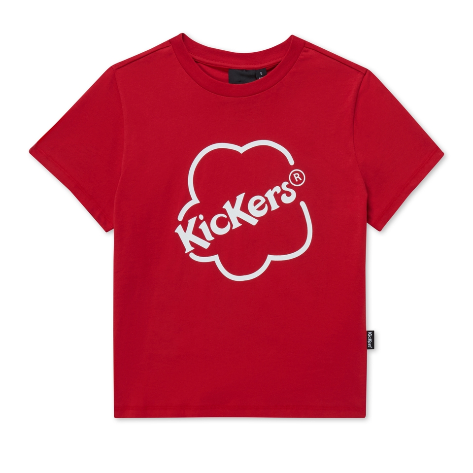 Adult Womens Kickers Classic Skinny Tee Red