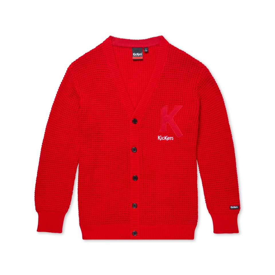 Adult Unisex Kickers Classic Cardi Red