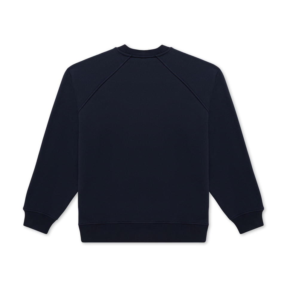 Adult Unisex Kicker Classic Crew Sweatshirt Navy