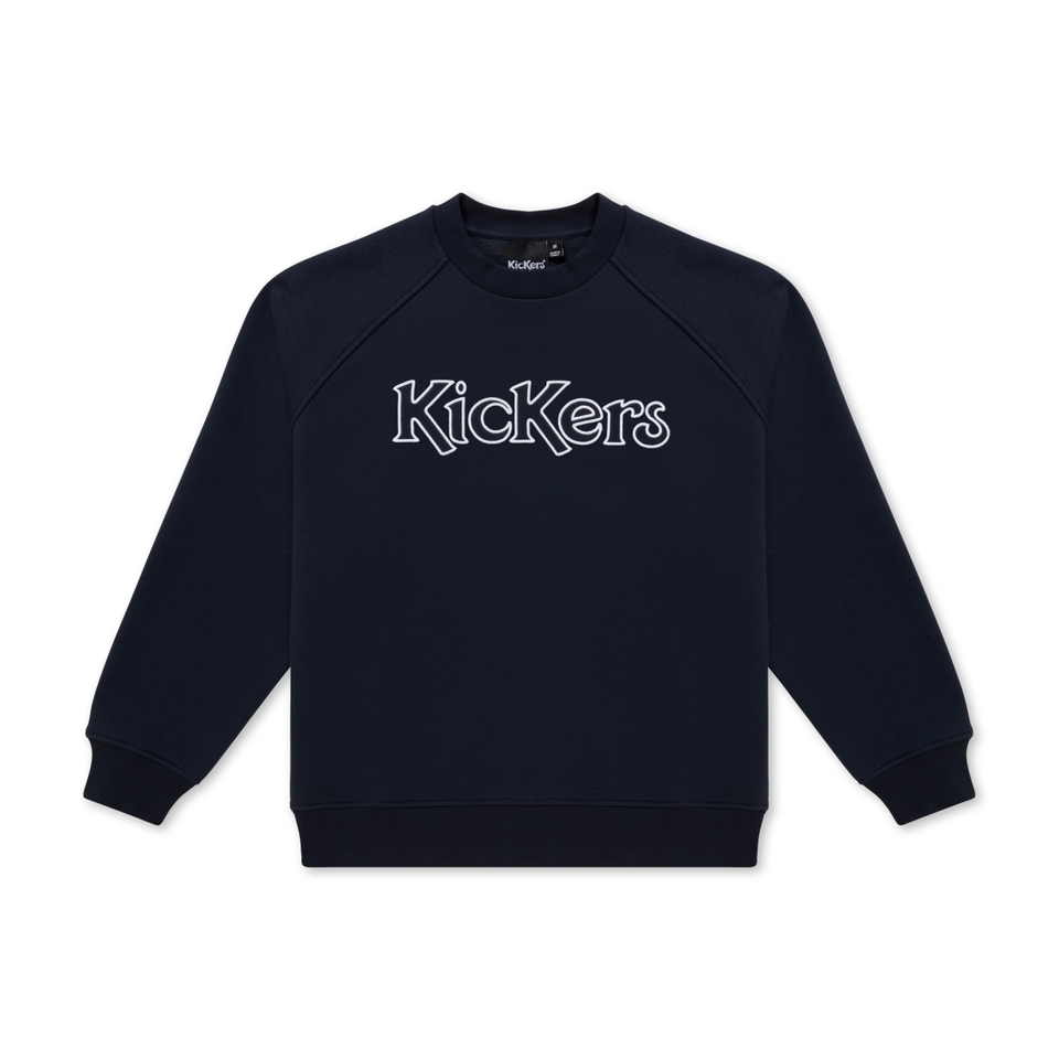 Adult Unisex Kicker Classic Crew Sweatshirt Navy