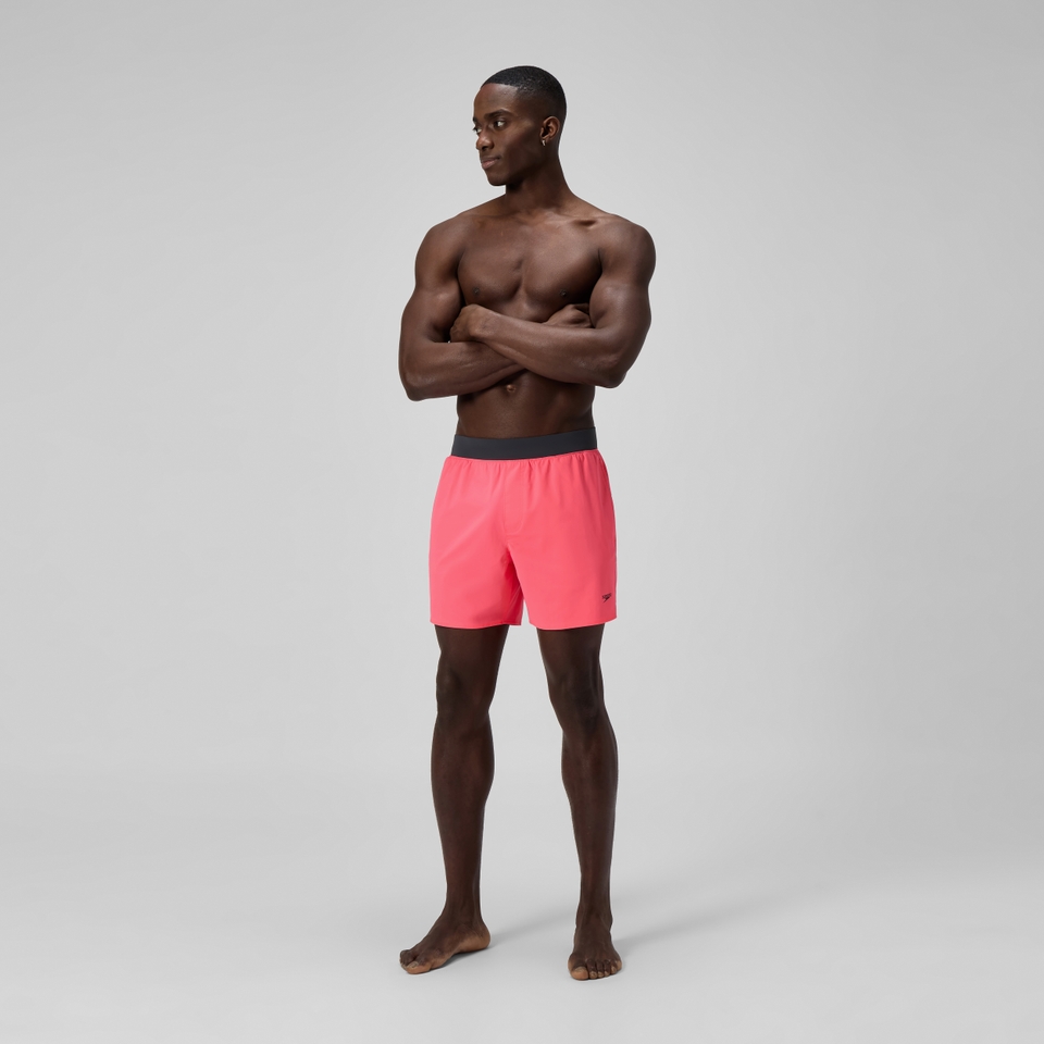 Men's Lookout Solid 16" Swim Trunks Orange