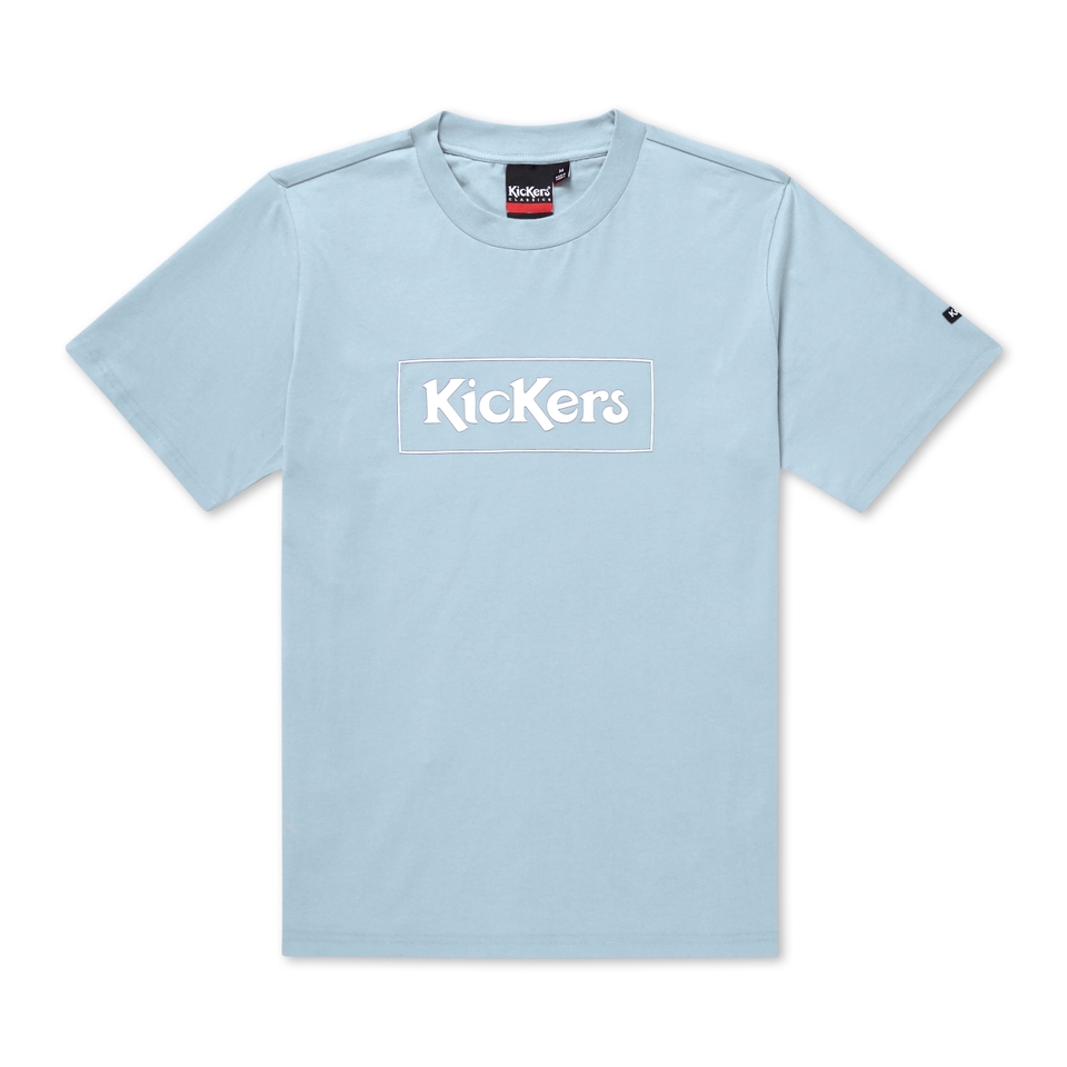 Adult Mens Kickers Classic Box Tee Blue