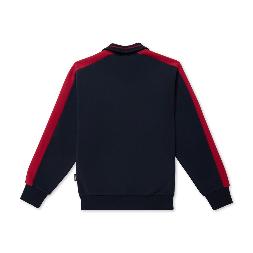 Adult Mens Kickers Classic Zip Through Knit Navy