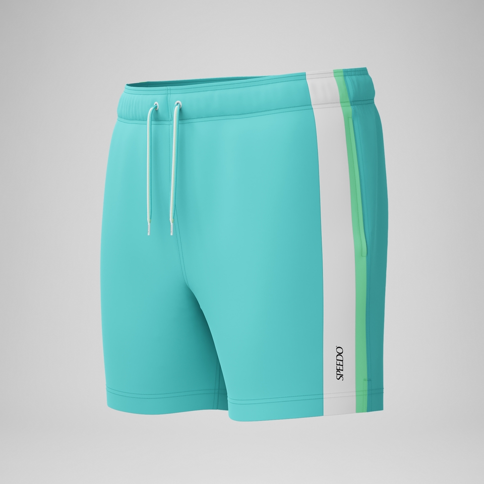 Men's Jetstream Colorblock 16" Swim Trunks Turquoise