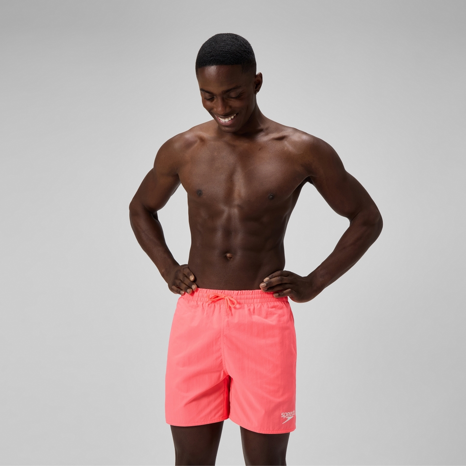 Men's Essential Solid 40cm Swim Shorts Orange