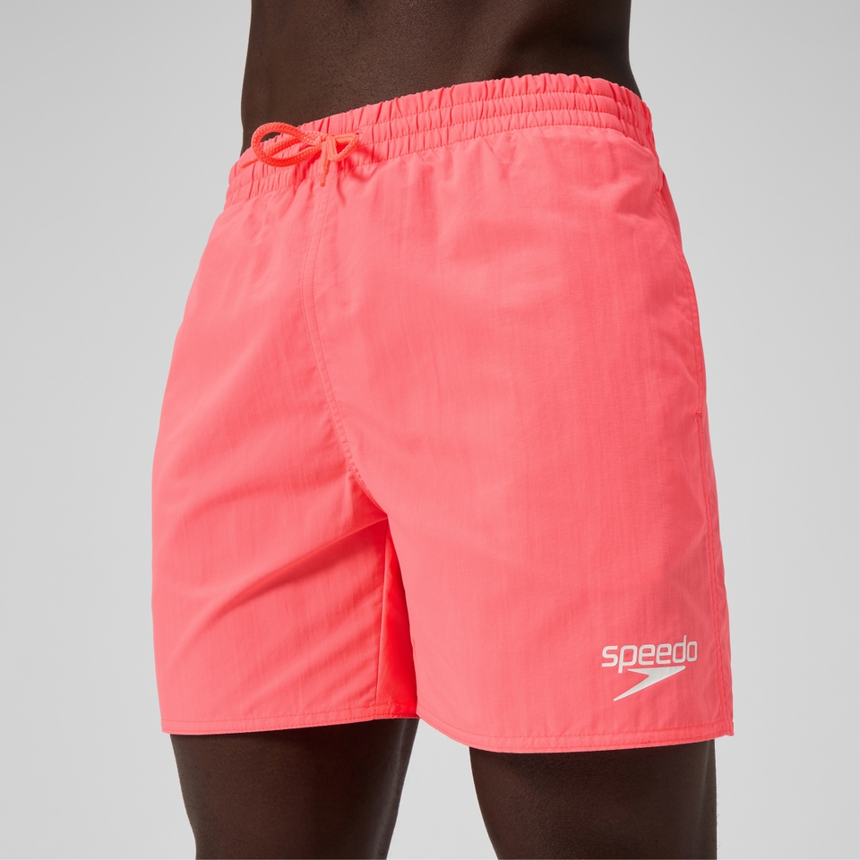 Herren Essential Solid Badeshorts 40 cm Orange