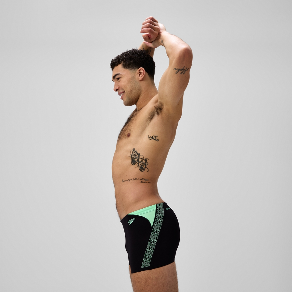 Men's Hyperboom Splice Aquashort Black/Green