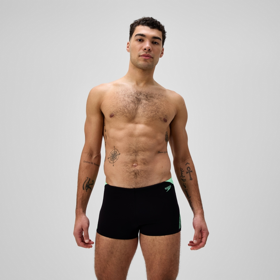 Men's Hyperboom Splice Aquashort Black/Green