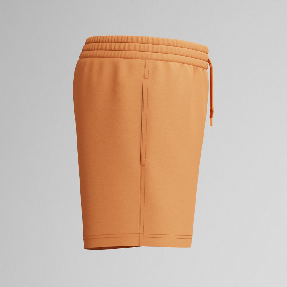 Boys Classic Solid 33cm Swim Shorts Orange