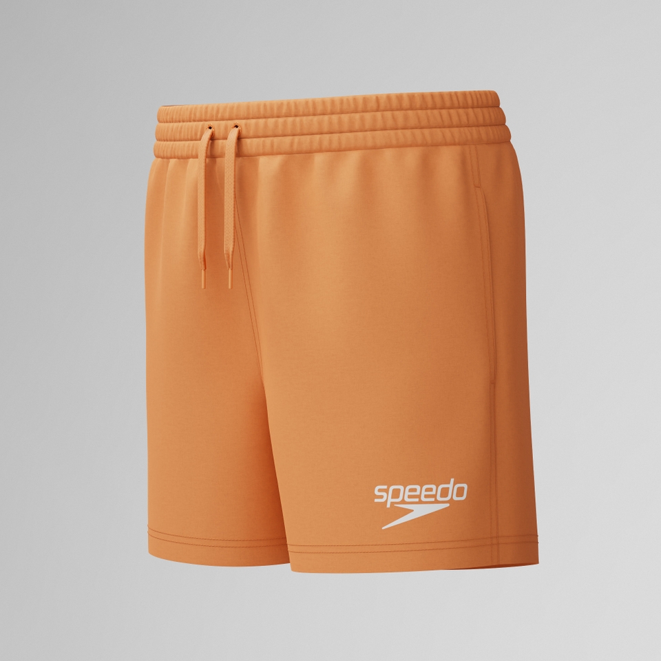 Boys Classic Solid 33cm Swim Shorts Orange