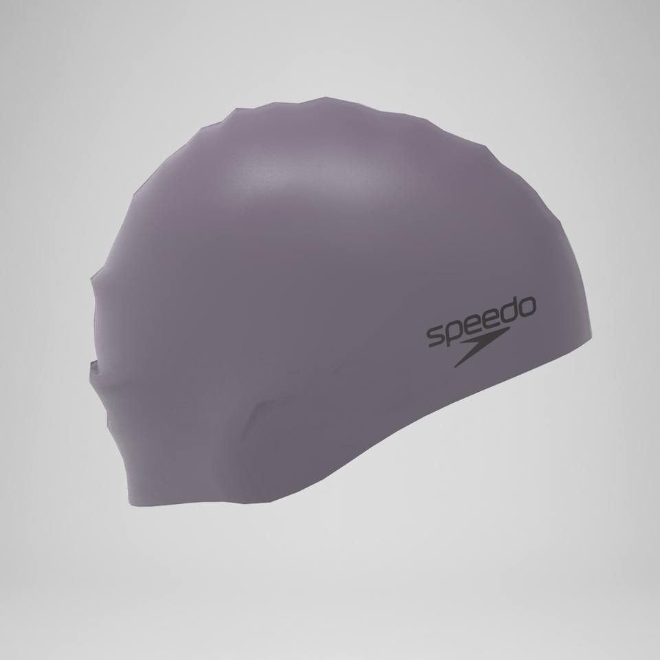 Adult Elastomeric Solid Silicone Cap Purple