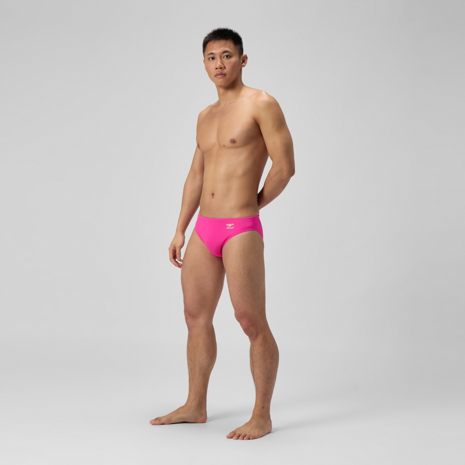 Men's Club Training Solid Brief Pink