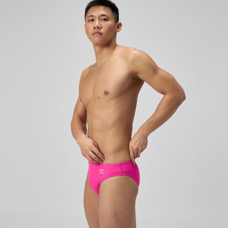 Men's Club Training Solid Brief Pink