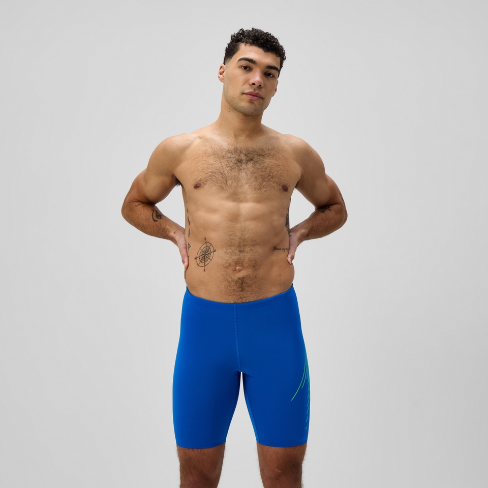 Men's Hyperboom Placement Jammer Blue/Green