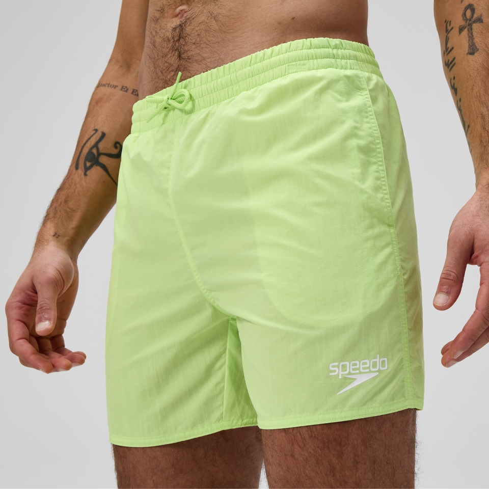 Men's Essential Solid 40cm Swim Shorts Green