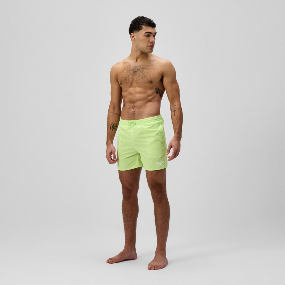 Men's Essential Solid 40cm Swim Shorts Green
