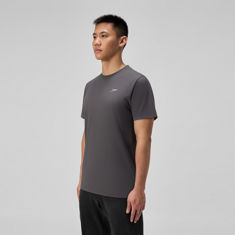 SPEEDO PRO MALE TEE AM DARK GREY