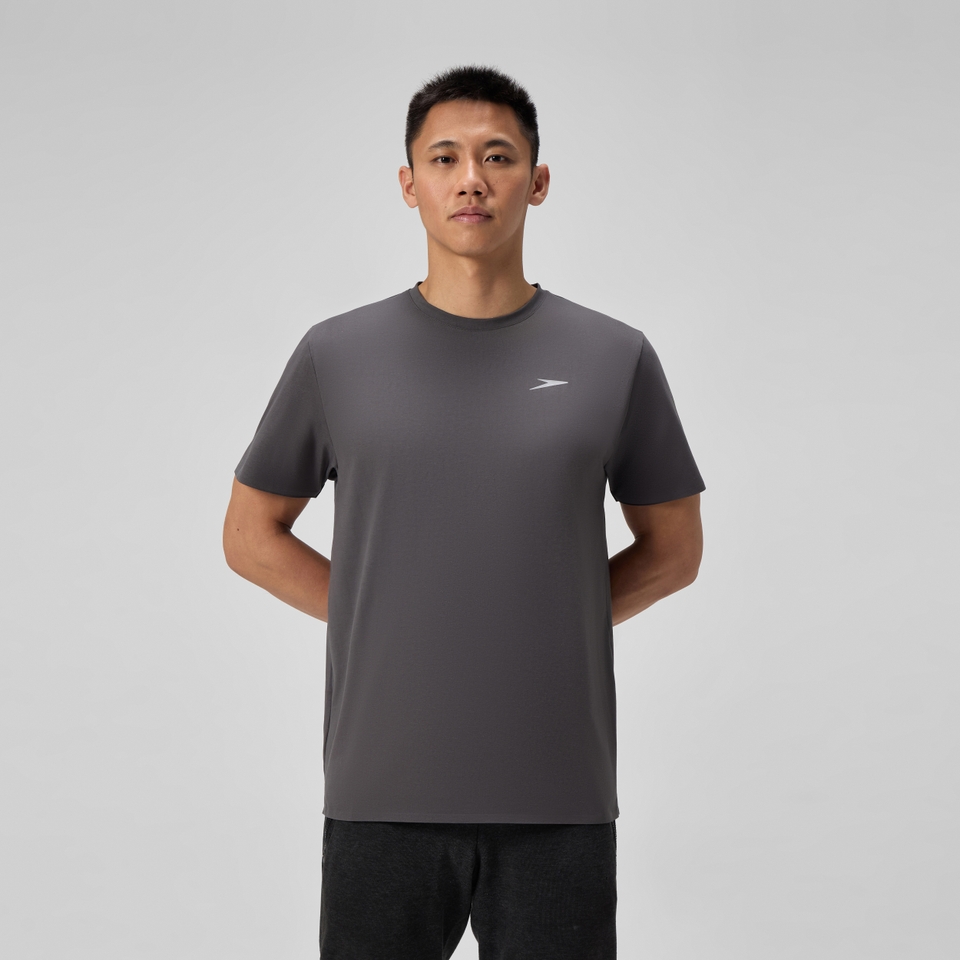 SPEEDO PRO MALE TEE AM DARK GREY