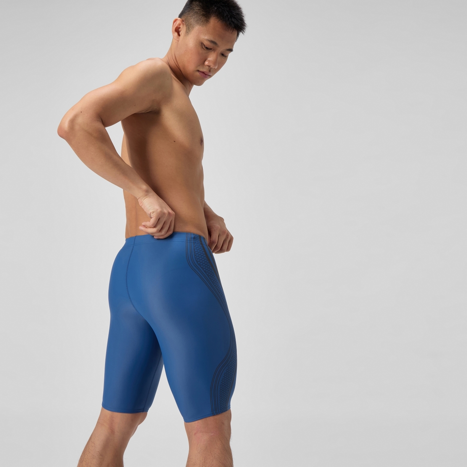 Herren V Class Movement Schwimmhose mit Print Blau