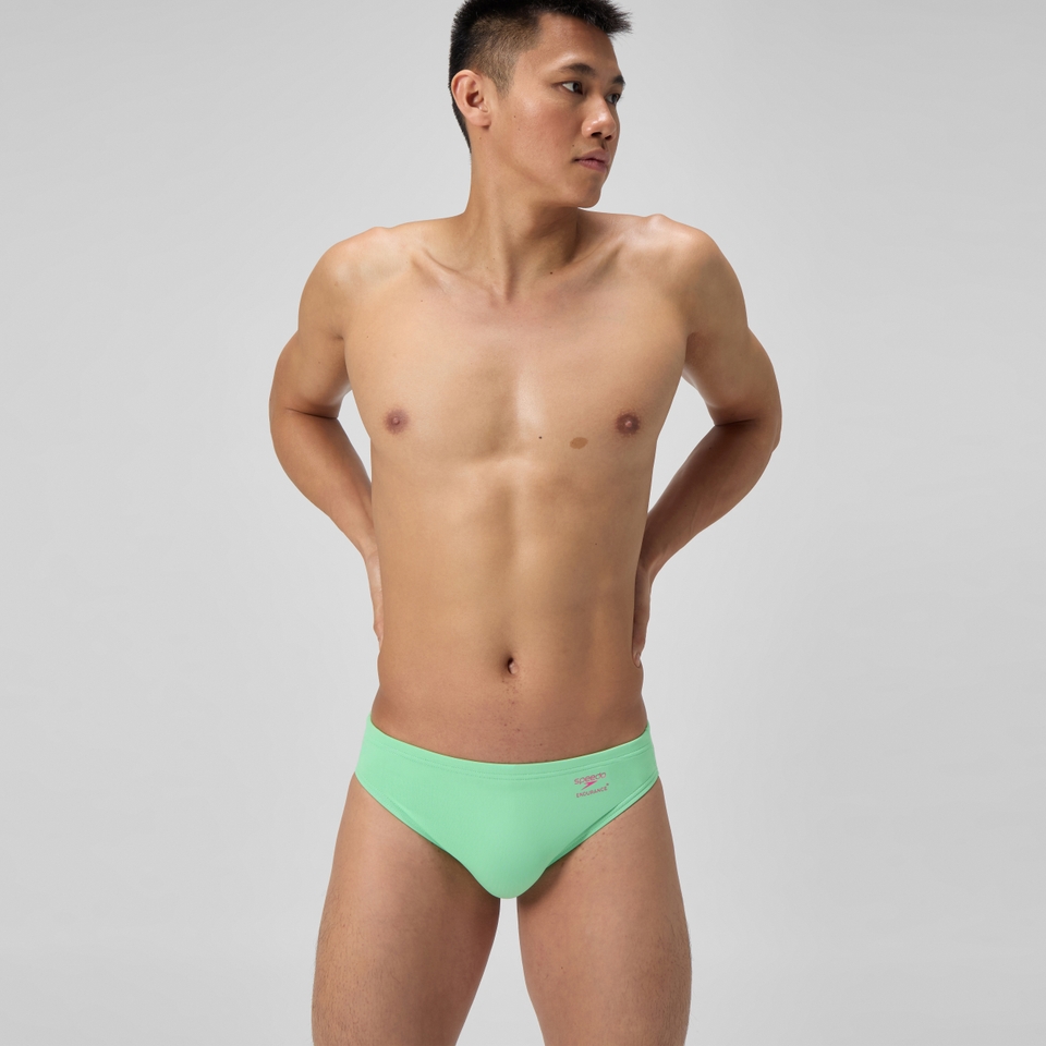Men's Club Training Solid Brief Green