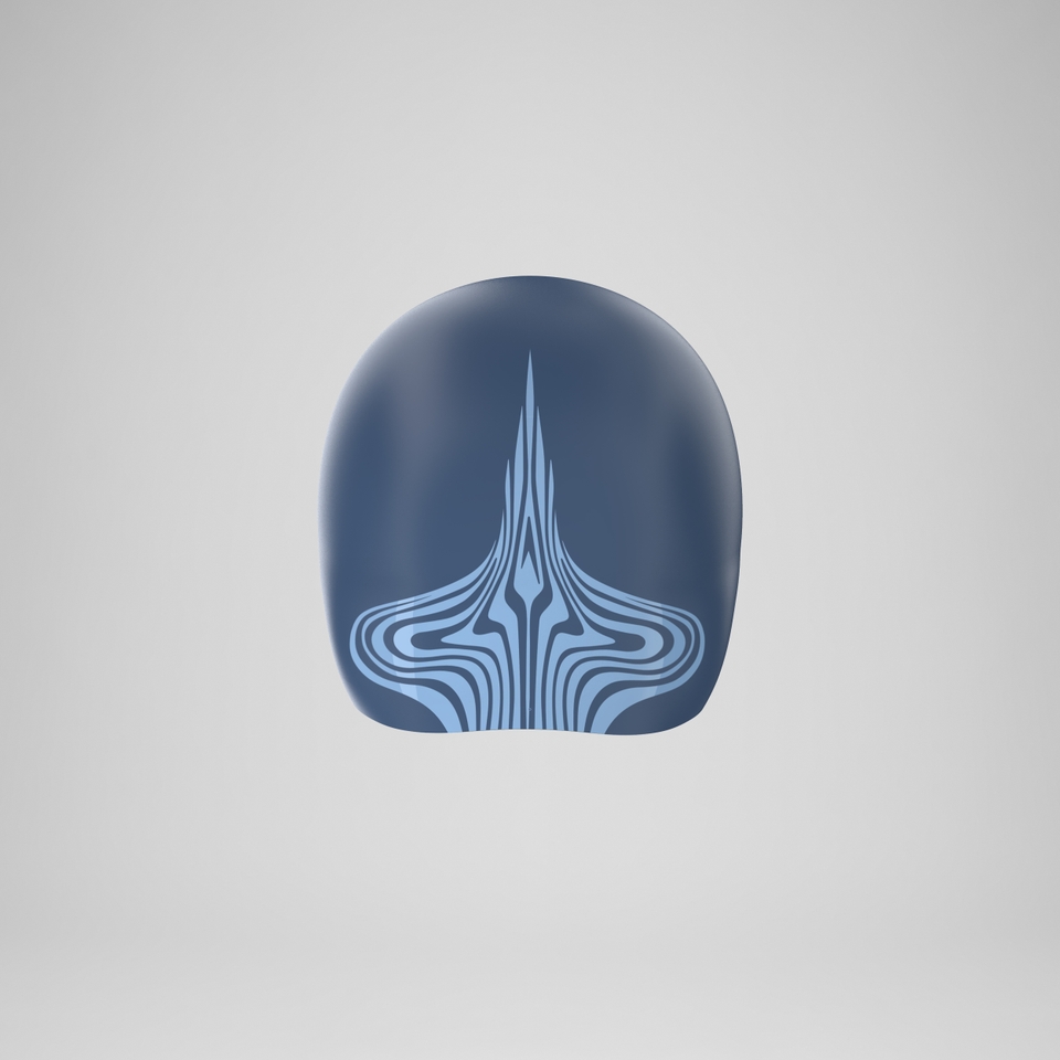 Erwachsene Fastskin Badekappe Blau