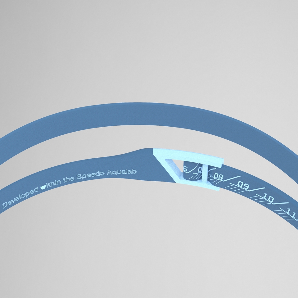 Erwachsene Fastskin Hyper Elite verspiegelte Schwimmbrille Blau/Silber