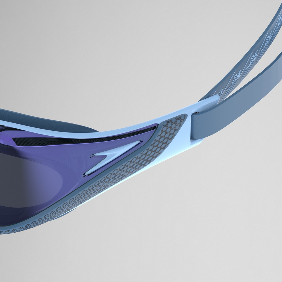 Erwachsene Fastskin Pure Focus verspiegelte Schwimmbrille Blau