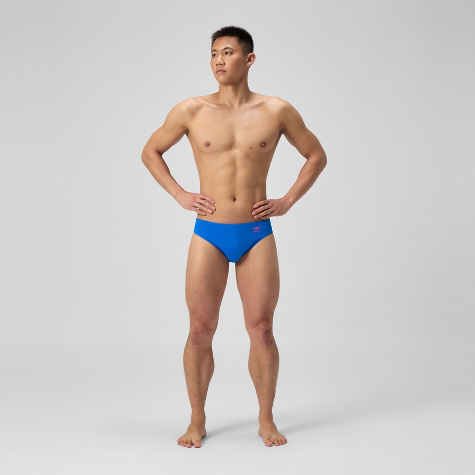 Men's Club Training Solid Brief Blue