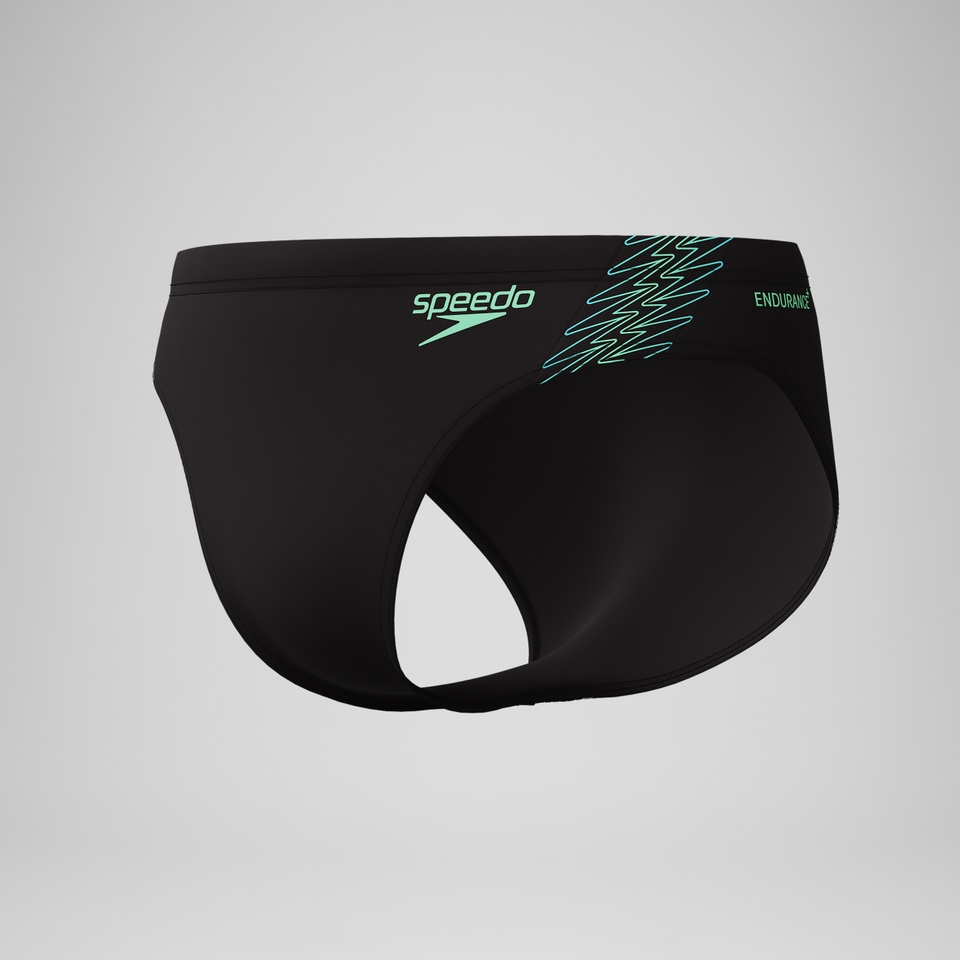 Slip de bain Homme Hyperboom Splice noir/vert